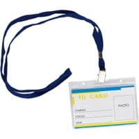 Бейдж Buromax горизонтальний 11х8см, ПВХ, прозорий (BM.5411)