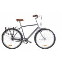 Велосипед Дорожник 28" COMFORT MALE PH рама-22" St 2020 серый с багажником (OPS-D-28-172)
