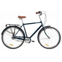 Велосипед Дорожник 28" COMFORT MALE PH рама-22" St 2020 синий с багажником (OPS-D-28-171)