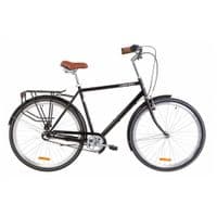 Велосипед Дорожник 28" COMFORT MALE PH рама-22" St 2020 черный с багажником (OPS-D-28-173)