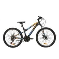 Велосипед Formula 24" BLACKWOOD 2.0 AM DD рама-12,5" Al 2020 серый с голубым и (OPS-FR-24-177)