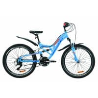 Велосипед Formula 24" ATLAS AM2 Vbr рама-14" St 2020 синий с оранжевым (OPS-FR-24-197)