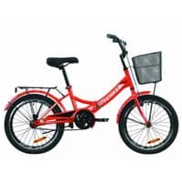 Велосипед Formula 24" SMART Vbr рама-15" St 2020 красный, багажник+корзина (OPS-FR-24-230)