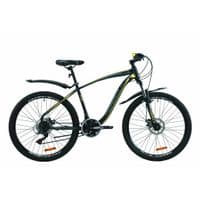 Велосипед Formula 26" KOZAK AM DD рама-17,5" St 2020 черно-серый с желтым (OPS-FR-26-411)