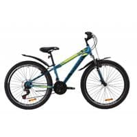Велосипед Discovery 26" TREK AM DD рама-18" St 2020 малахитовый с желтым (OPS-DIS-26-287)