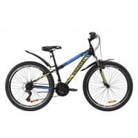 Велосипед Discovery 26" TREK AM Vbr рама-13" St 2020 черно-зеленый с синим (OPS-DIS-26-264)