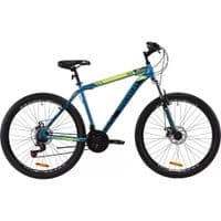 Велосипед Discovery 27.5" TREK AM DD рама-17,5" St 2020 малахитовый с желтым (OPS-DIS-27.5-008)