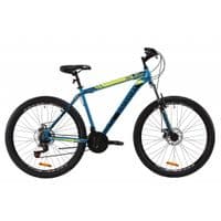 Велосипед Discovery 27.5" TREK AM DD рама-19,5" St 2020 малахитовый с желтым (OPS-DIS-27.5-013)