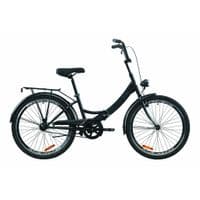 Велосипед Formula 24" SMART Vbr рама-15" St 2020 черно-серый с белым, багажник (OPS-FR-24-237)