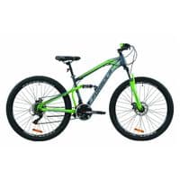 Велосипед Formula 27.5" BLAZE AM2 DD рама-16" St 2020 серо-зеленый (OPS-FR-27.5-047)