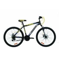 Велосипед Discovery 26" RIDER AM Vbr рама-13" St 2020 черно-салатово-серый (OPS-DIS-26-312)