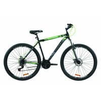 Велосипед Discovery 29" TREK AM DD рама-21" St 2020 черно-зеленый с серым (OPS-DIS-29-060)