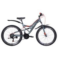 Велосипед Formula 24" ATLAS AM2 Vbr рама-14" 2021 Black/Orange (OPS-FR-24-254)