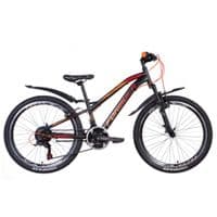 Велосипед Formula 24" FOREST AM Vbr рама-12,5" 2021 Black/Crimson (OPS-FR-24-269)
