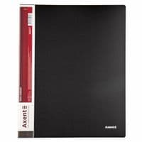 Папка на кільцях Axent А4 з 4-ма кільцями 700 мкм 35 мм Чорна (1208-01-A)