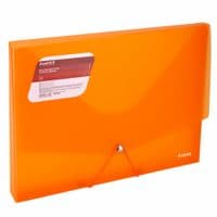 Папка на резинках Axent A4 800 мкм Transparent orange (1502-25-A)