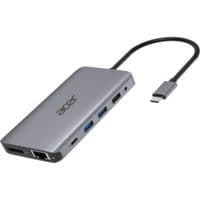 Док-станция Acer 12in1 Type C dongle: 2xUSB3.2, 2xUSB2.0, 1xSD/TF, 2xHDMI, 1xPD, 1xDP, 1xRJ45, 1x3.5 Audio