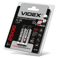 Аккумулятор VIDEX HR6/AA 2500mAh Blister/2pcs