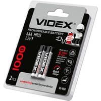 Аккумулятор VIDEX HR03/AAA 1000mAh Blister/2pcs