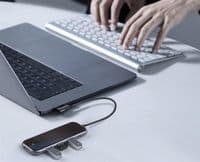 Мультипортовый адаптер USB3.1 Type-C --> HDMI/USB3.0x3/PD Серый Baseus