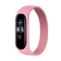 Ремінець BeCover Elastic Nylon Style для Xiaomi Mi Smart Band 5/Mi Smart Band 6 Розмір S Pink (706141)