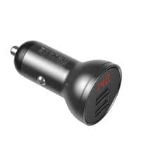 Автомобильное зарядное устройство Baseus Digital Display (2хUSB, 4.8A) Grey (CCBX-0G)