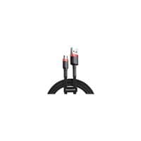 Кабель Baseus Cafule USB-microUSB, 1.5A, 2м Black/Red (CAMKLF-C91)