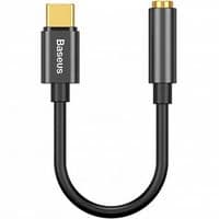 Адаптер Baseus L54 USB Type-C - 3,5 мм Black (CATL54-01)