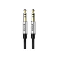 Аудіо-кабель Baseus Yiven M30 3.5мм-M / 3.5 мм-M, 0.5м, Silver / Black (CAM30-AS1)