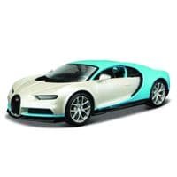 Машина Maisto Bugatti Chiron бело-голубой - тюнинг (1:24) (32509 white/blue)