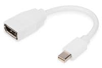 Перехідник DIGITUS mini DP - DP, M / F, 0,15 м, білий