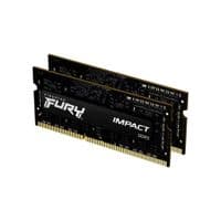 Память для ноутбуков Kingston FURY 16 GB (2x8GB) SO-DIMM DDR4 2666 MHz Impact (KF426S15IBK2/16)