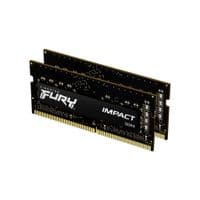 Модуль пам'яті для ноутбука SoDIMM DDR4 16GB (2x8GB) 3200MHz Fury Impact HyperX (Kingston Fury)