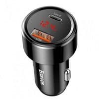 Автомобільний зарядний пристрій Baseus Magic (2USB, 6A) QC3.0 Black (CCMLC20C-01)