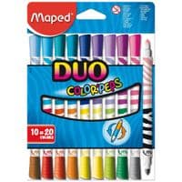 Набір для творчості Maped Фломастери Color Peps Duo (10 шт./20 кольорів) (MP.847010)