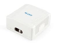 Розетка Cablexpert (NCAC-2F5E-01) 2хRJ-45, Cat5Е, зовнішня, білий