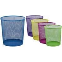 Кошик для паперів ZiBi металевий Круглий 10 л Жовтий (ZB.3126-08)