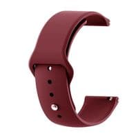 Силіконовий ремінець BeCover для Xiaomi iMi KW66/Mi Watch Color/Haylou LS01/LS02 Dark-Red (706349)