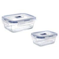 Контейнер LUMINARC PURE BOX ACTIVE /НАБІР/прямокут./380 мл.820 мл. (P7644)