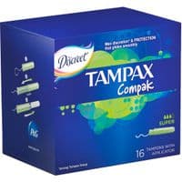 Тампони Tampax Compak Super з аплікатором 16 шт (4015400219712)