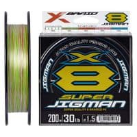 Шнур YGK X-Braid Super Jigman X8 200m 1.0/0.165mm 20Lb/9.0kg (5545.03.74)