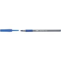 Ручка шариковая Bic Round Stic Exact овальный корпус с резиновым грипом Синяя (bc918543)