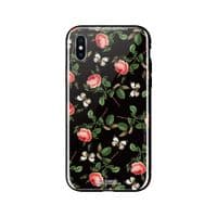 Чохол WK Apple iPhone XS Max, WPC-061, Flowers RD/BK