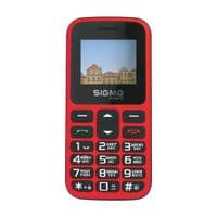 Мобильный телефон (бабушкофон) Sigma mobile Comfort 50 HIT Red