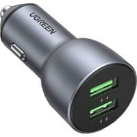 Авто зарядка UGREEN CD213 36W 2xUSB QC 3.0 3A Car Charger (Темно-синій)