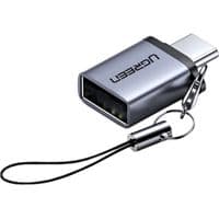 кабель UGREEN US270 OTG Adapter Type-C 3.1 M - USB 3.0 F Alum. (Серый)