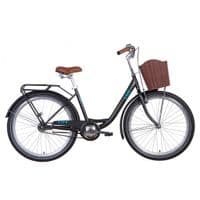 Велосипед Дорожник 26" LUX рама-17" 2021 Black/Blue (OPS-D-26-118)