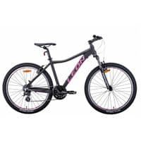 Велосипед Leon 26" HT-LADY рама-15" 2021 Graphite/Crimson (OPS-LN-26-070)