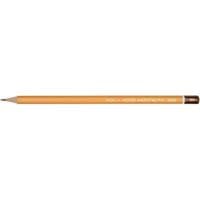 Олівець графітний Koh-i-Noor 6H без гумки корпус Жовтий (1500.6H)