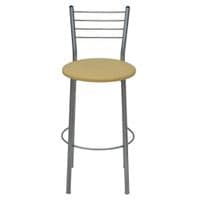 Барный стул Примтекс плюс барный 1022 Hoker alum S-64 Beige (1022 HOKER alum S-64)